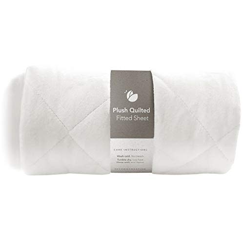 GUAVA FAMILY - Lotus Crib 100% Cotton Fitted Sheet | Perfect, Manufacturer-Approved Fit, Soft & Safe for Infants, Baby and Toddlers, Unisex, Boys & Girls - New