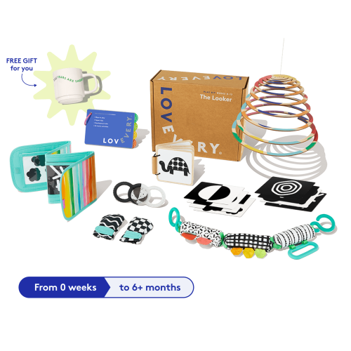 The Looker Play Kit | Toys for Newborn to 12 Week Olds | Lovevery