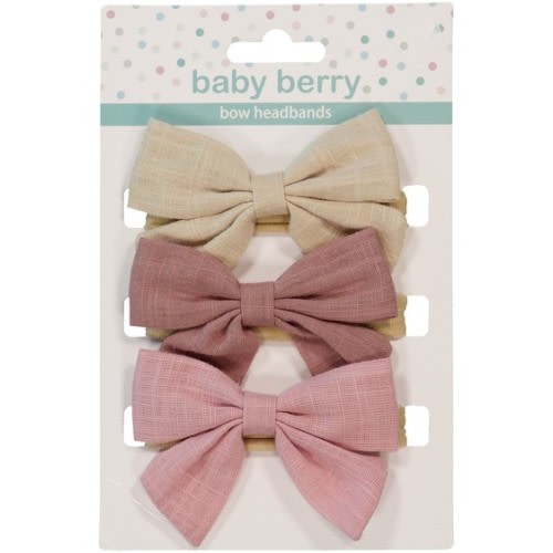 Light Brown Baby Headbands 3 Pack | Best&Less™ Online
