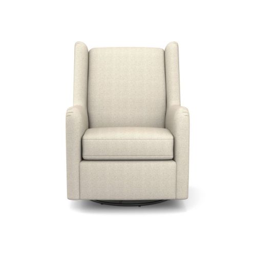 Best Chairs Inc. Brianna Swivel Glider, Color: Linen