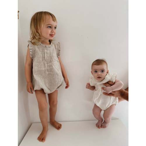 Summer Jean Romper