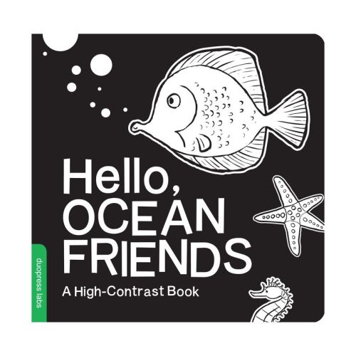 Hello, Ocean Friends - (high-contrast Books) By Duopress Labs (board Book)