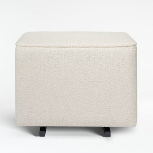 Babyletto Kiwi Ivory Boucle Gliding Ottoman