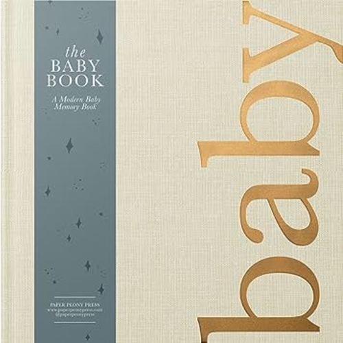 The Baby Memory Book: Beautiful Modern Baby Book and Scrapbook for Baby's First Years to Track Special Moments, Milestones and Growth from Pregnancy to First 5 Years