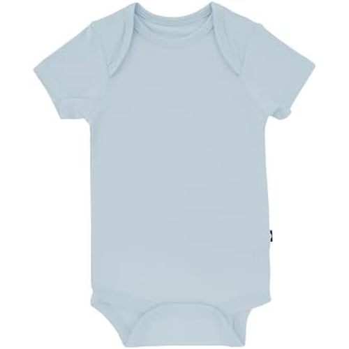 KYTE BABY Short Sleeve Unisex Baby Bodysuits, Rayon Made From Bamboo Material