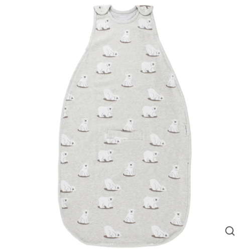 4 Season® Ultimate Baby Sleep Bag, Merino Wool & Organic Cotton, Polar Bear