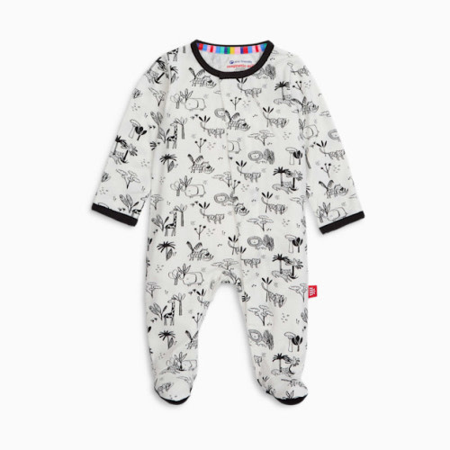 Magnetic Me Modal Magnetic Footie - Animal Safari, 0-3 M