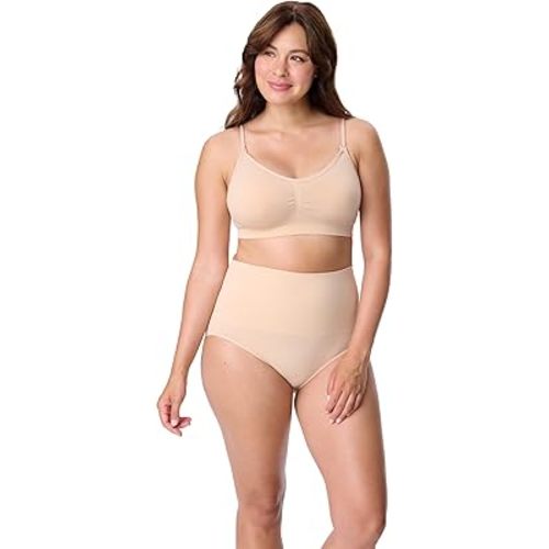 Motherhood Maternity Women's Wireless Clip Down Seamless Nursing Bra for Breastfeeding