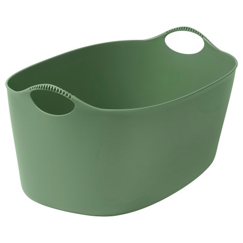 TORKIS Flexible laundry basket, in/outdoor - green 9 gallon