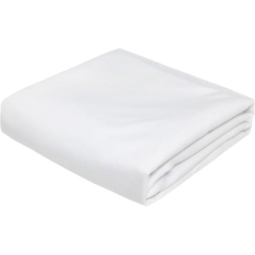 MTWML Twin Crib Mattress Cover Replacement – Breathable Cotton-Polyester Diamond Quilted Sheet, Machine & Hand Washable, Soft Hypoallergenic for Baby Bedding Fit Twin Bassinet(Single Cover)