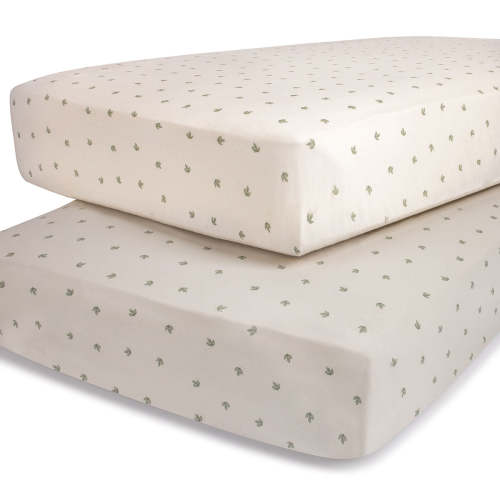 Ely's & Co. Crib Sheet Set | Vintage Leaf