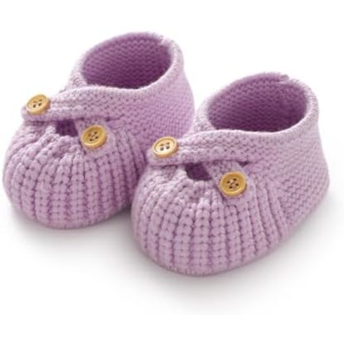 Baby Booties Newborn Babe First Walkers Non-Slip Stay On Boots Crib Shoes Sock Warm Knit Booties