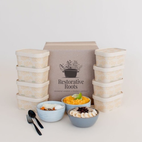 Postpartum Meal Delivery Service: Pre-Set Packages