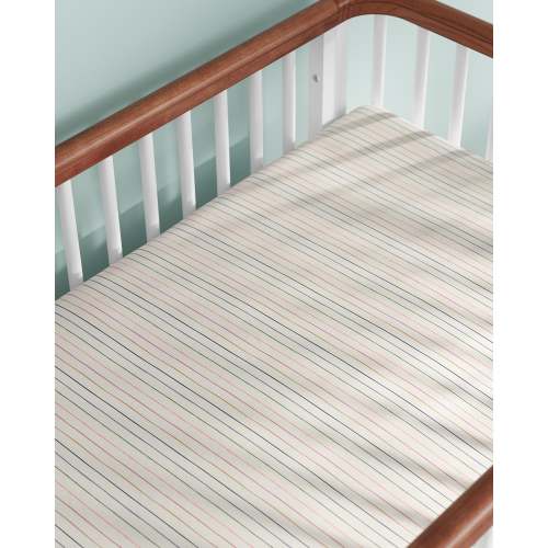Stripes Crib Sheet Set