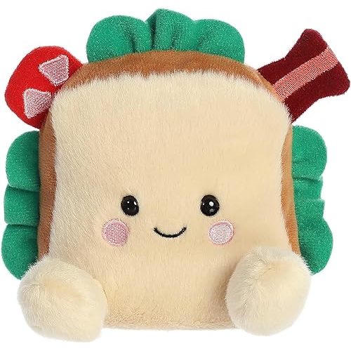 Aurora® Adorable Palm Pals™ Tomas BLT™ Stuffed Animal - Pocket-Sized Play - Collectable Fun - Brown 5 Inches