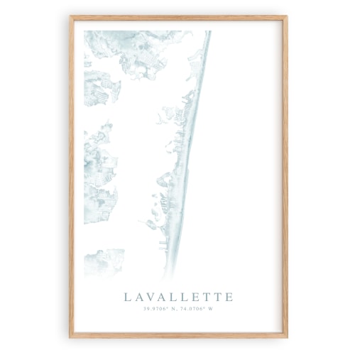 Lavallette Map Print