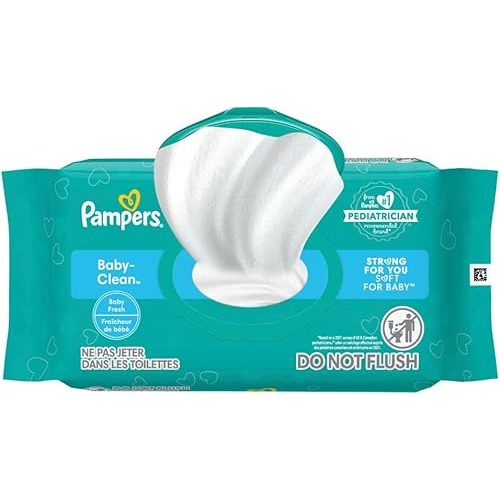 Pampers Baby Wipes Baby Fresh Scented 1X Pop-Top Packs 72 Count