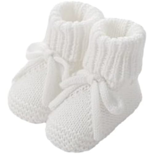 Infant Baby Boys Girls Knitted Booties Soft Sole First Walking Socks Winter Comfortable Warm Indoor Shoes 0-12M
