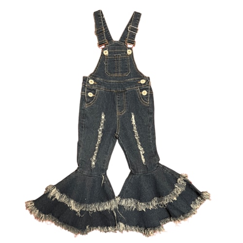 DOUBLE FLARE OVERALL JEANS