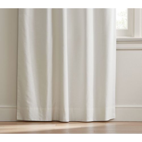 Evelyn Linen Kids Blackout Curtain | Pottery Barn Kids