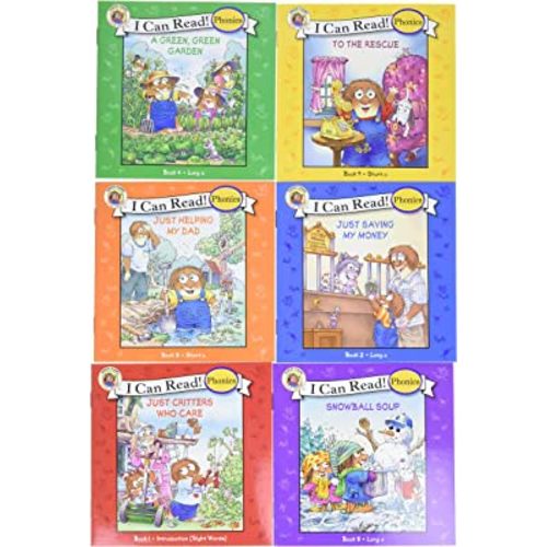 Little Critter 12-Book Phonics Fun!: A Box of 12 Mini-Books Featuring Short and Long Vowel Sounds (My First I Can Read)
