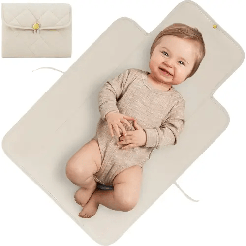 Beautiful Padded Changing Pad - Portable, Soft and Easy to Clean Diaper Changing Mat for Babies - The Perfect Lightweight & Foldable Pad for Traveling