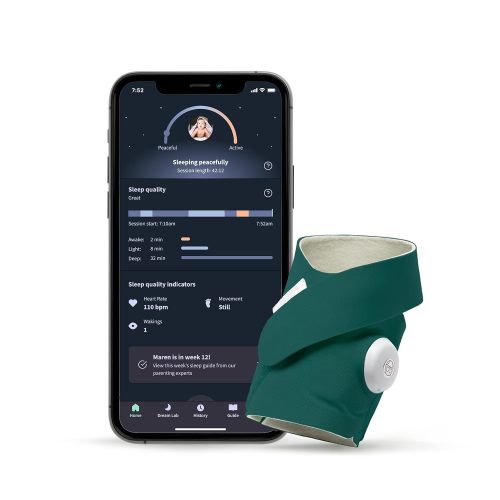 Owlet Dream Sock Smart Baby Monitor (Deep Sea Green)