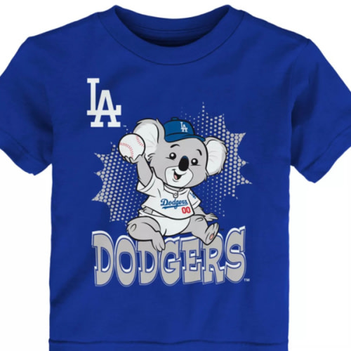 MLB Team Apparel Infant Los Angeles Dodgers Royal Sublimation Mascot T-Shirt | Dick's Sporting Goods - size 12 month