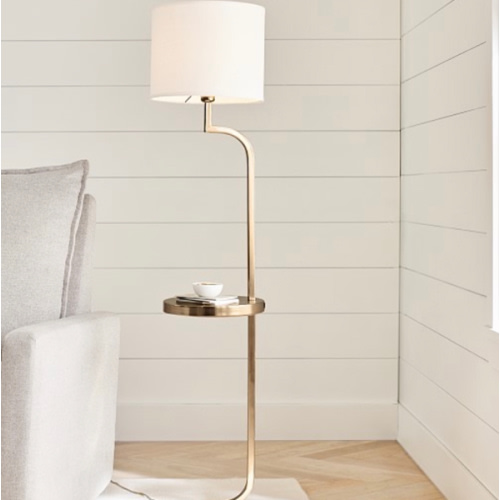 Polished Tray Floor Lamp | Pottery Barn Kids