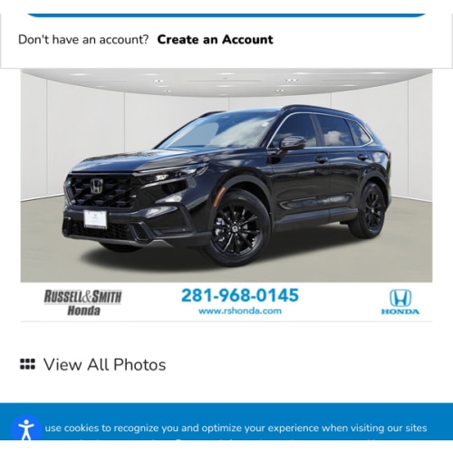 CPO Crystal Black Pearl 2024 Honda CR-V Hybrid Sport-L for Sale in Houston, TX | 7FARS5H85RE036858 | Russell & Smith Honda