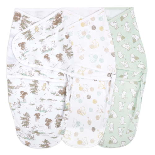 aden + anais - Disney winnie easy swaddle wraps - 3pack