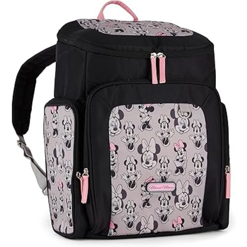 Disney Unisex Baby Travel Diaper Backpack| 16-Inches Height Multi-Functional Bag, Minnei Mouse Jartop, Extra Large