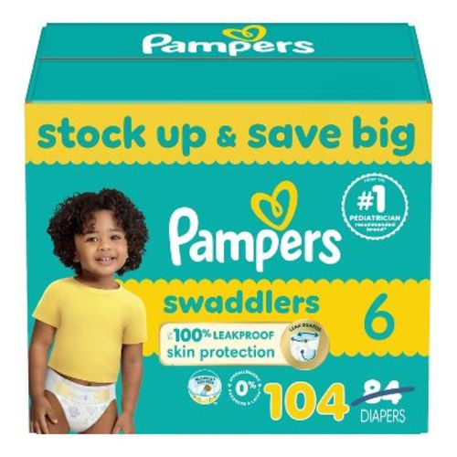 Pampers Swaddlers Sensitive Disposable Diapers - Size 2 - 148ct