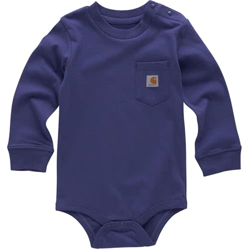 Carhartt Kid's CA5002 Long-Sleeve Pocket Bodysuit