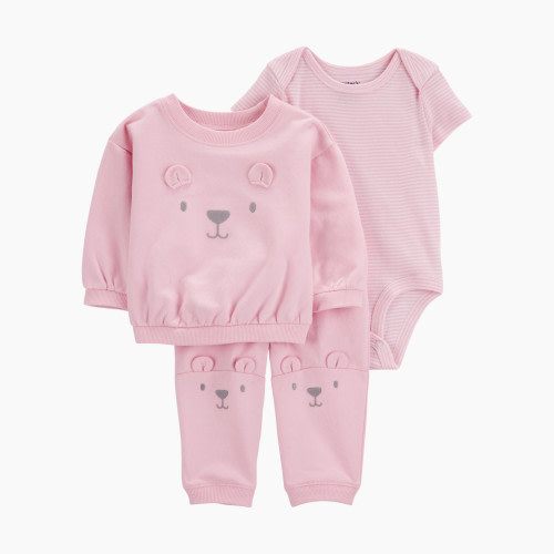 Carter's Baby 3-Piece Little Character Set - Pink, 3 M