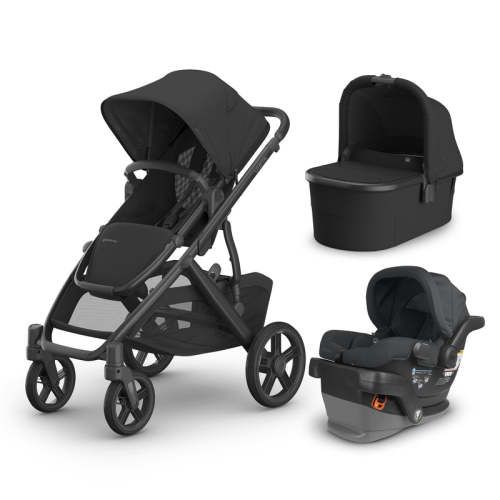 UPPAbaby Vista V3 From Birth Complete Travel System (Stroller + Mesa V2 Infant Car Seat + Bassinet V3)  - Jake / Jake / Jake