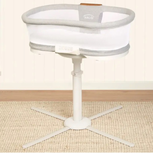 Dove Grey Tweed | HALO Luxe Vibrating Bassinet