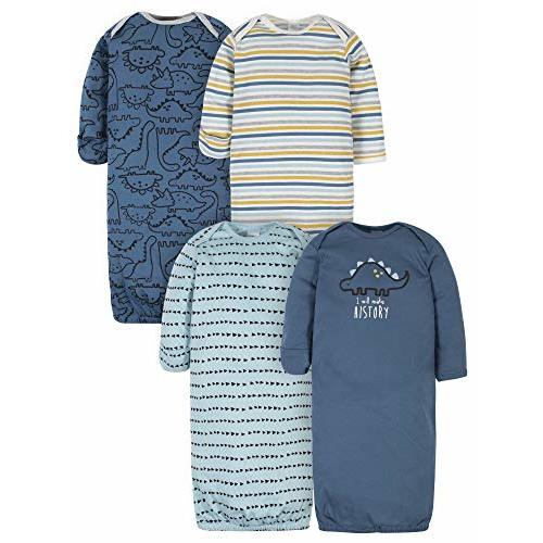 Gerber Baby Boy and Girls 4-Pack Sleeper Gown