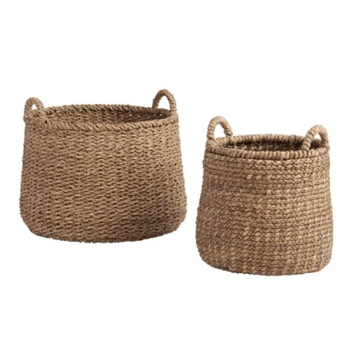 Noelle II Natural Hyacinth Tote Basket - World Market