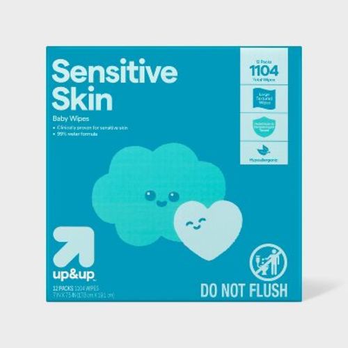 Sensitive Baby Wipes - 3pk/192ct - up&up™