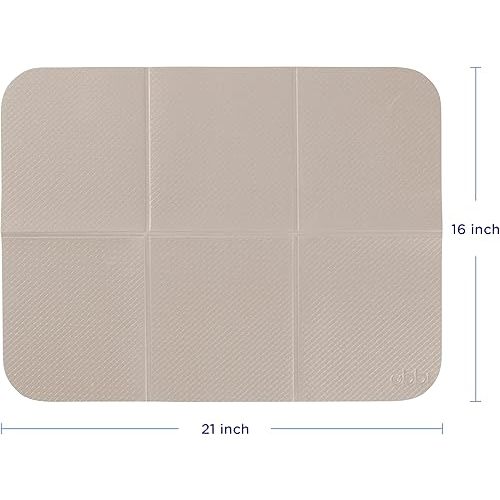 Ubbi On-The-Go Diaper Changing Baby Mat | Taupe