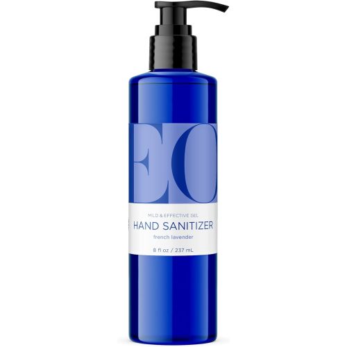EO Hand Sanitizer Gel, 8 Ounce (Pack of 1), Lavender, Organic Plant-Based, Botanical Extracts