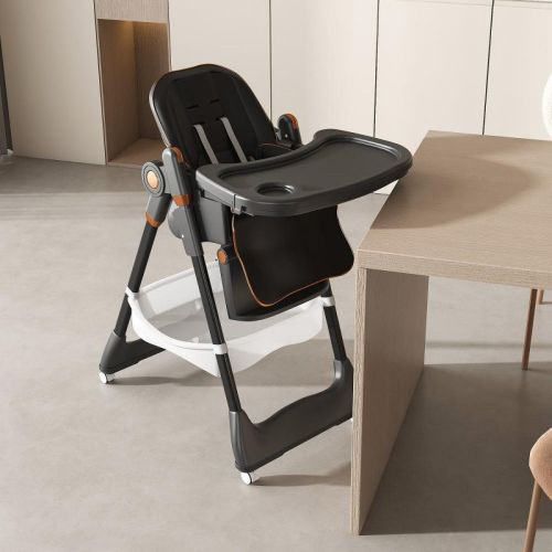 KTMBDW High Chairs for Babies and Toddlers, 5-In-1 Grow and Go with Tray and Adjustable Seat,with 5-Point Safety Harness, Easy to Clean Surface