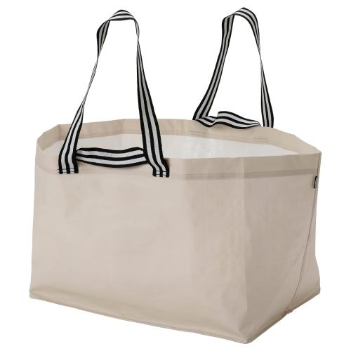 GÖRSNYGG Shopping bag, large - light beige 22 ½x14 ½x15 ¼ "/2401 oz
