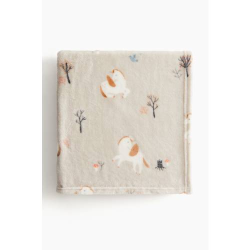 PATTERNED FLEECE THROW