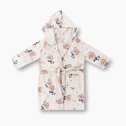 Goumi Kids x Babylist Bamboo & Organic Cotton Baby Robe - Morocco, 0-6m