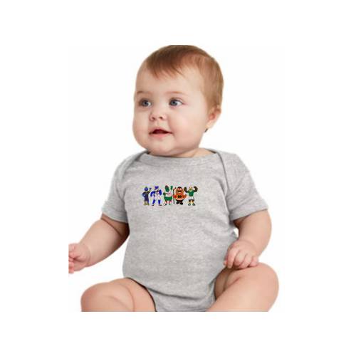 Philly Mascots Infant Onesie Philadelphia