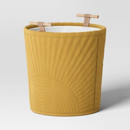 Quilted Kids' Storage Basket - Pillowfort™, Color: Yellow, Size: Large