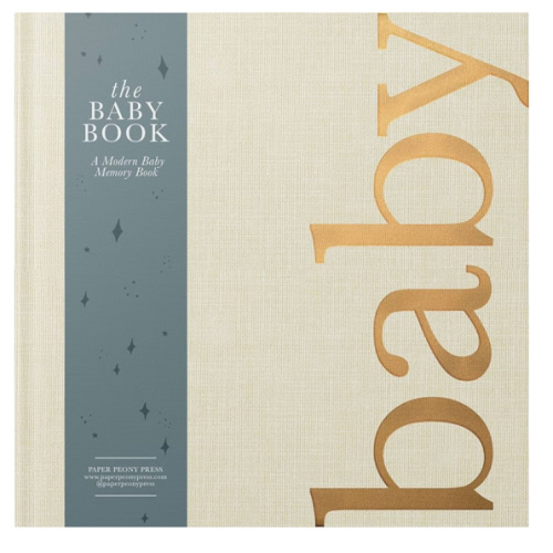 The Baby Memory Book: Beautiful Modern Baby Book and Scrapbook for Baby's First Years to Track Special Moments, Milestones and Growth from Pregnancy to First 5 Years