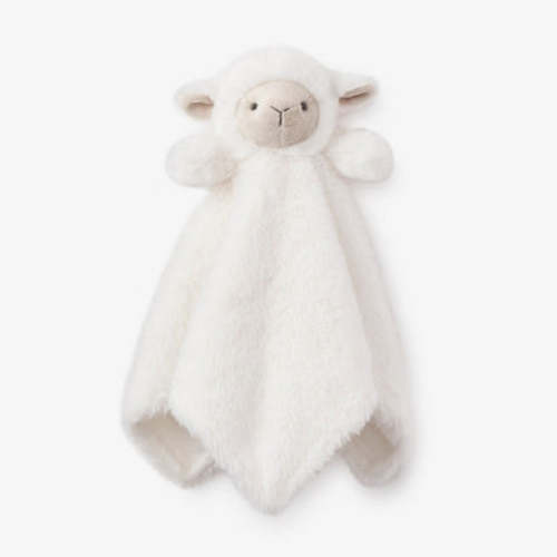 Plush Lamb Baby Security Blanket – Elegant Baby